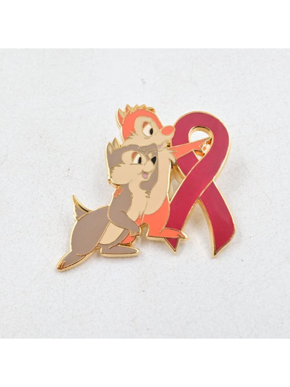 Disney Chip & Dale Red Ribbon Fantasy Pin